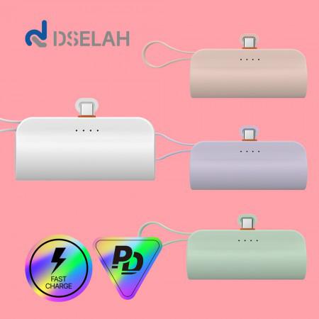 대구 달서구 기념품 디셀라 컬러 5000mAh 고속 도킹형 보조배터리