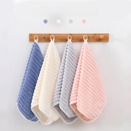 양천구 판촉물 추천 로페리아 구름 체크 코랄 세면타올