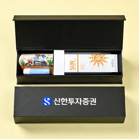 선크림(SPF50+, PA+++) 립밤 세트 2종+자석싸바리